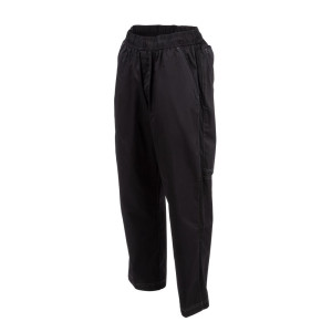 Pantalon De Cuisine Mixte Baggy Noir - Taille L - Chef Works - Fourniresto