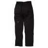 Unisex Black Baggy Kitchen Pants - Size XL - Chef Works - Fourniresto