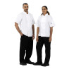 Veste de Cuisine Blanche à Manches Courtes Boston - Taille L - Whites Chefs Clothing - Fourniresto