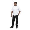 Casaco de Cozinha Branco de Mangas Curtas Boston - Tamanho XXL - Whites Chefs Clothing - Fourniresto