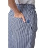 Unisex Vegas Kitchen Pants with Small Blue and White Checks - Size XL - Whites Chefs Clothing - Fourniresto