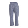 Pantalon de Cuisine Mixte Vegas à Petits Carreaux Bleus et Blancs - Taille XS - Whites Chefs Clothing - Fourniresto