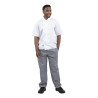 Pantalon de Cuisine Mixte Vegas à Petits Carreaux Bleus et Blancs - Taille XS - Whites Chefs Clothing - Fourniresto