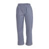 Unisex Vegas Kitchen Pants in Small Blue and White Checks - Size XXL - Whites Chefs Clothing - Fourniresto