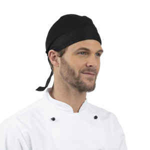 Bandana Preto - Tamanho Único - Whites Chefs Clothing - Fourniresto