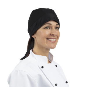 Bandana Preto - Tamanho Único - Whites Chefs Clothing - Fourniresto