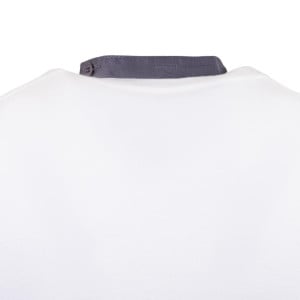 Avental de Servidor Gola em V Cinza Antracite em Poliéster/Algodão 838 x 698 mm - Whites Chefs Clothing - Fourniresto