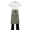 Tablier de Serveur Olive en Polycoton 1000 x 700 mm - Whites Chefs Clothing - Fourniresto