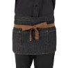 Black Memphis Cotton Lemonade Apron 585 x 305 mm - Chef Works - Fourniresto