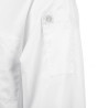 White Unisex Long Sleeve Calgary Kitchen Jacket - Size XXL - Chef Works - Fourniresto