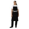 Avental Bavete Denim Preto Southside em Poliéster/Algodão 700 x 1000 mm - Whites Chefs Clothing - Fourniresto