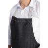 Avental Bavete Denim Preto Southside em Poliéster/Algodão 700 x 1000 mm - Whites Chefs Clothing - Fourniresto