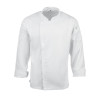 Veste de Cuisine Mixte à Fermeture Eclair Blanche Hartford - Taille S - Chef Works - Fourniresto