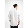 Unisex White Hartford Zipper Chef Jacket - Size S - Chef Works - Fourniresto