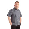 Veste de Cuisine Mixte à Manches Courtes à Fermeture Eclair Bleu Encre - Taille XL - Chef Works - Fourniresto