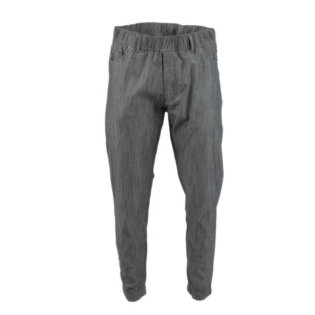 Pantalon de Cuisine Jogger à Fines Rayures Noires et Blanches - Taille XL - Chef Works - Fourniresto