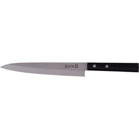 Couteau à sushis Yanagiba gaucher lame 20 cm qualité japonaise