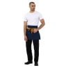 Avental de Servidor em Denim Azul com Cinto Ocre em Algodão 700 x 430 mm - Whites Chefs Clothing - Fourniresto