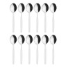 Round Kelso Stainless Steel Soup Spoon - Set of 12 - Olympia - Fourniresto