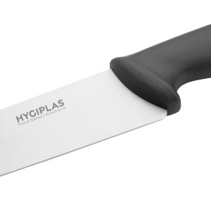 Faca de Cozinha Preta Lâmina de 21,5 cm - Hygiplas - Fourniresto