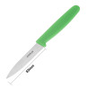 Faca de Cozinha Verde Lâmina 7,5 cm - Hygiplas - Fourniresto