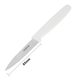 Faca de Cozinha Branca Lâmina 7,5 cm - Hygiplas - Fourniresto