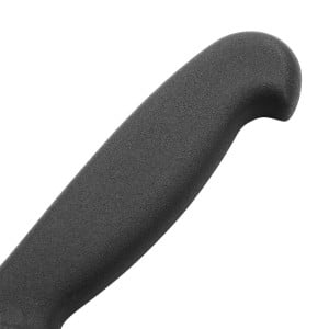 Couteau À Trancher Denté Noir Lame 25,5 Cm - Hygiplas - Fourniresto