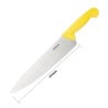 Couteau De Cuisinier Jaune Lame 25,5 Cm - Hygiplas - Fourniresto