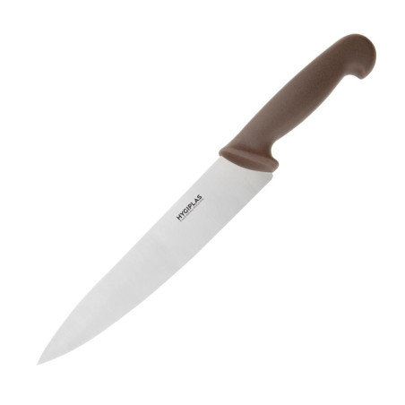 Faca de Cozinha Marrom Lâmina 21,5 cm - Hygiplas - Fourniresto