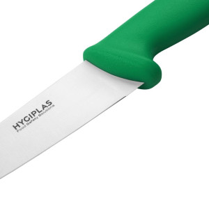 Faca de Cozinha Verde Lâmina 16 cm - Hygiplas - Fourniresto