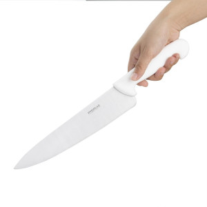 Faca de Cozinha Branca Lâmina 25,5 cm - Hygiplas - Fourniresto