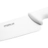 Couteau De Cuisinier Blanc Lame 25,5 Cm - Hygiplas - Fourniresto