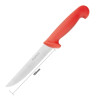 Couteau À Désosser Rouge Lame Rigide 15 Cm - Hygiplas - Fourniresto