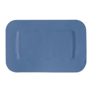 Penso adesivo azul removível 28 x 38 mm - Pacote com 50 - FourniResto - Fourniresto