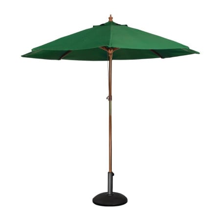 Green Round Parasol Ø 2.5 M - Bolero - Fourniresto