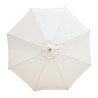 Parasol Crème Rond Ø 3 M - Bolero - Fourniresto