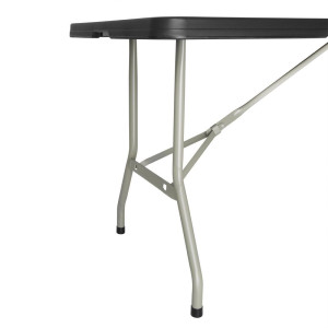 Folding Black Table Center 180 Cm - Bolero - Fourniresto