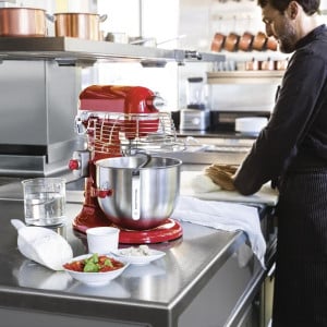 Batedeira Profissional Vermelha Empire 6,9 L - KitchenAid - Fourniresto