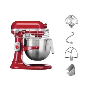 Batedeira Profissional Vermelha Empire 6,9 L - KitchenAid - Fourniresto