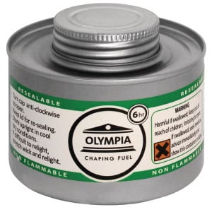 Combustível 6H para Chafing Dish - Lote de 12 - Olympia - Fourniresto