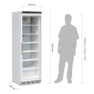 Vitrina refrigerada negativa branca 365 L - Polar - Fourniresto