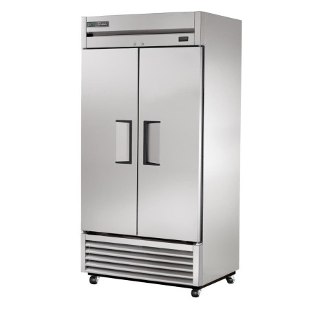 Armário refrigerado positivo em aço inoxidável e alumínio 2 portas 991 L - TRUE - Fourniresto