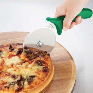 Roda de Pizza Verde 102 mm - Vogue - Fourniresto