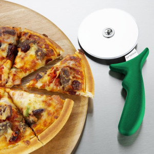 Roda de Pizza Verde 102 mm - Vogue - Fourniresto