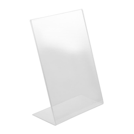 Slanted Acrylic A4 Menu Holder - Olympia - Fourniresto