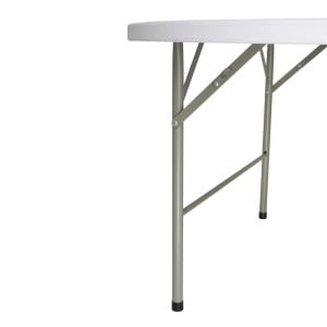 Mesa Redonda Dobrável Branca no Centro Ø 1530 mm - Bolero - Fourniresto