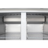 White 2/1 Double Door 1200 L Positive Refrigerated Cabinet - Polar - Fourniresto