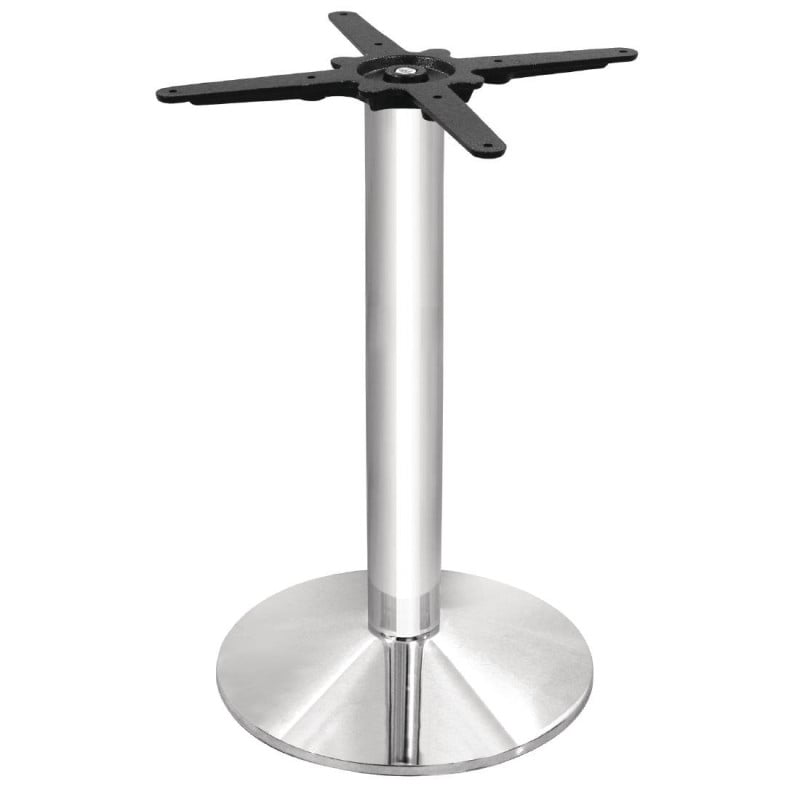 Pé de mesa redonda cromado Ø 430 mm - Bolero - Fourniresto