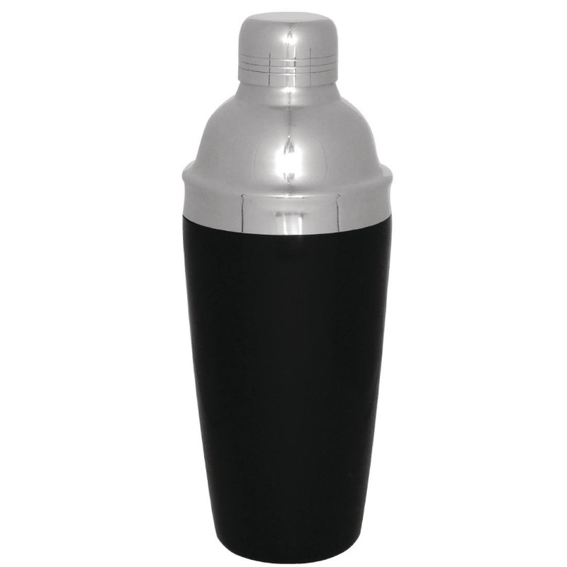 Shaker de Coquetel 3 Peças Preto 700 Ml - Olympia - Fourniresto