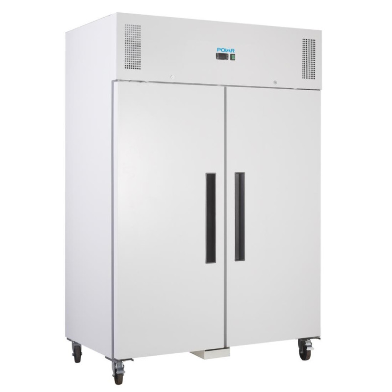 Armário refrigerado negativo branco GN 2/1 de duas portas 1200 L - Polar - Fourniresto